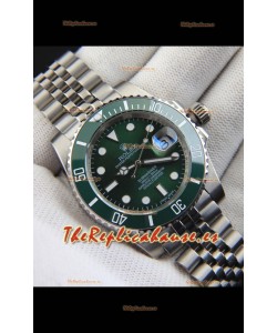 Rolex Submariner Reloj Japanese Reloj Réplica Dial Acero 904L Bisel de Cerámica en Verde