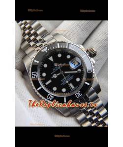 Rolex Submariner Reloj Japanese Reloj Réplica Dial Acero 904L Bisel de Cerámica en Negro