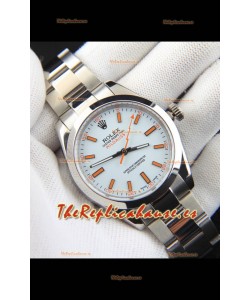 Rolex Milgauss Movimiento Japonés Reloj Réplica en Dial Blanco 
