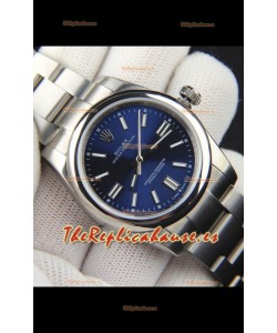 Rolex Oyster Perpetual Movimiento Japonés Reloj Réplica36MM - Dial Azul