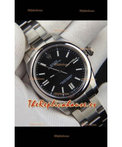Rolex Oyster Perpetual Movimiento Japonés Reloj Réplica41MM - Dial Negro