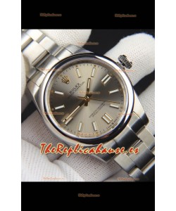 Rolex Oyster Perpetual Movimiento Japonés Reloj Réplica41MM - Dial Gris