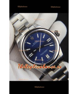Rolex Oyster Perpetual Movimiento Japonés Reloj Réplica41MM - Dial Azul