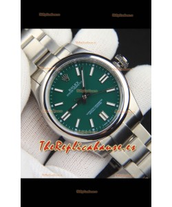 Rolex Oyster Perpetual Movimiento Japonés Reloj Réplica41MM - Dial Verde