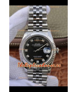 Rolex Datejust 36MM Movimiento ETA-3135 Réplica Suiza en Acero 904L en Dial Azul Navy