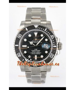 Rolex Submariner DiW, Caja de Acero con Acabado Arenado y Bisel de Fibra de Carbono, Dial Negro.