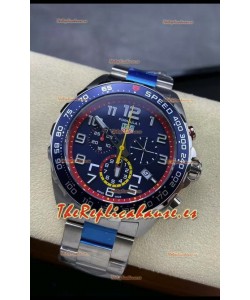 Tag Heuer F1 Edition Reloj Cuarzo Suizo en Dial Azul Caja Acero Inoxidable