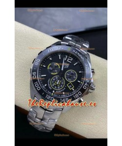Tag Heuer F1 Edition Reloj Cuarzo Suizo en Dial Gris Caja Acero Inoxidable