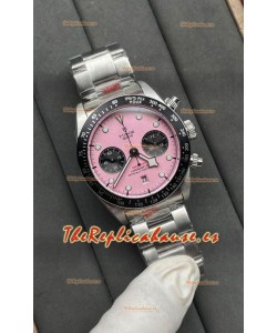 Tudor Super Clone Negro Bay REF.79360N Chronograph Reloj en Dial Rosa 