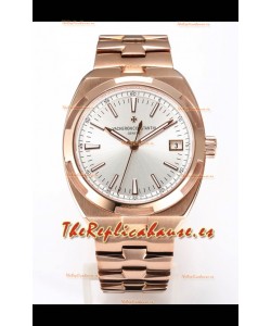 Vacheron Constantin Super Clone Overseas Reloj Réplica Suizo Espejo 1:1 en Dial Oro Rosado Acero