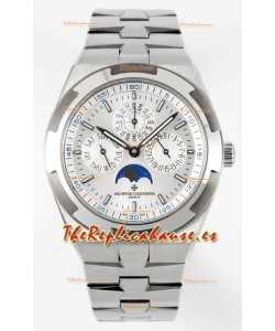 Vacheron Constantin Overseas Calendario Perpetuo Ultra-Fino Dial Acero con Correa Acero