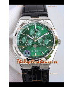 Vacheron Constantin Overseas Calendario Perpetuo Ultra-Fino Dial Verde con Leather Strap