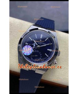 Vacheron Constantin Overseas Dual Time Acero Inoxidable Réplica Suiza Espejo 1:1 Dial Azul