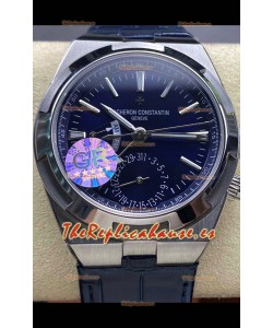 Vacheron Constantin Overseas Dual Time Acero Inoxidable Réplica Suiza Espejo 1:1 Dial Azul
