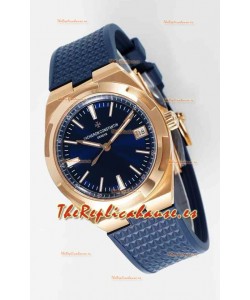 Vacheron Constantin Super Clone Overseas Edition Caja Oro Rosado Correa de Goma