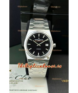 Vacheron Constantin Historiques 222 Super Clone 37MM Caja Acero Reloj en Dial Negro 
