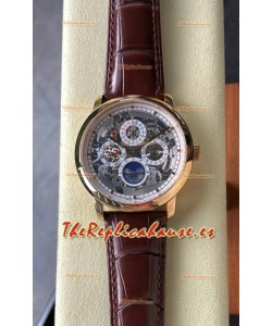Vacheron Constantin Patrimony Traditionelle Oro Rosado Skeleton Reloj Réplica Suizo 