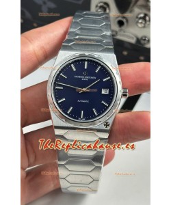 Vacheron Constantin Historiques 222 Super Clone 37MM Caja Acero Reloj en Dial Azul 