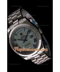Rolex DayDate Reproducción Reloj Suizo con Números Árabes