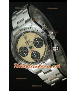 Reloj Rolex Cosmograph Daytona 6265 Vintage Esfera crema bisel de acero