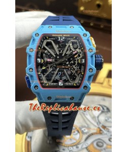 Reloj Richard Mille RM35-03 Edición Rafael Nadal, cuarzo azul pastel TPT Superclon