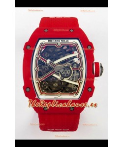 Richard Mille RM67-02 Rojo NTPT 37 Gramos Movimiento clon CRMA7