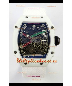 Richard Mille RM67-02 Blanco NTPT 37 Gramos Movimiento clon CRMA7