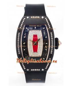 Reloj Richard Mille RM007 automático de cerámica negra Superclon