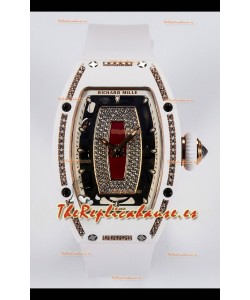 Reloj Richard Mille RM007 automático de cerámica blanca Superclon