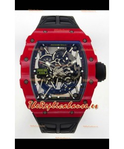 Reloj Richard Mille RM035-02 rojo NTPT, MVMNT con volante de inercia variable, Superclon