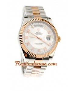Rolex Réplica Day Date Dos Tonos Reloj Suizo