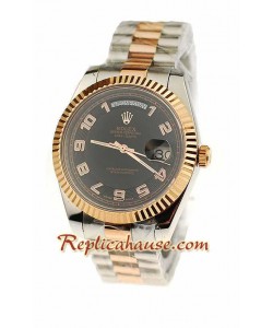 Rolex Réplica Day Date Dos Tonos Reloj Suizo