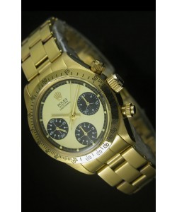 Rolex Daytona 6263 Cosmograph Dial Blanco, Caja en Oro