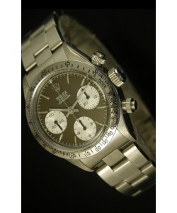 Rolex Daytona 6263 Cosmograph Dial Marrón Café, Bisel en Acero