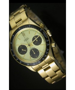 Rolex Daytona 6263 Cosmograph Caja en Oro, Dial Metálico