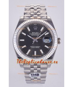 Reloj Datejust Superclon 126334 con esfera gris, 41 mm, MVMNT con volante de inercia variable 3235