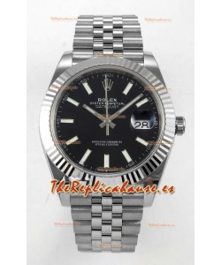 Reloj Datejust Superclon 126334 con esfera negra, 41 mm, MVMNT con volante de inercia variable 3235