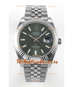 Reloj Datejust Superclon 126334 con esfera verde, 41 mm, MVMNT con volante de inercia variable 3235