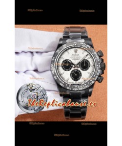 Reloj Rolex Daytona Blaken 4131 con movimiento y esfera de meteorito, réplica perfecta