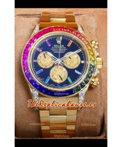 Reloj Rolex Daytona 116568 Superclon de oro amarillo y esfera negra