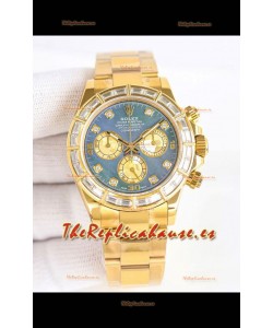 Reloj Rolex Daytona 116519 Superclon de oro amarillo con esfera perlada