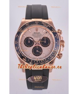 Reloj Rolex Daytona 126515 con esfera de oro rosa, marcadores de bastón y MVMNT con volante de inercia variable, superclon
