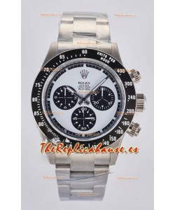 Réplica suiza del Rolex Daytona Paul Newman Blaken con esfera azul, modificado a medida con movimiento 4130
