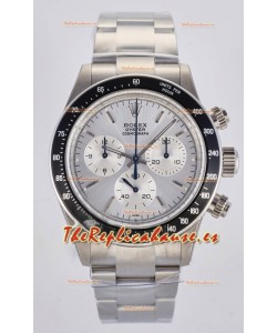 Réplica suiza del Rolex Daytona Paul Newman con esfera de acero y movimiento 4130 modificado a medida