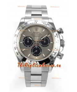 Reloj Rolex Daytona 126509 con esfera plateada, marcadores de bastón y MVMNT con volante de inercia variable, superclon