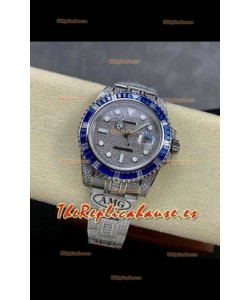 Reloj réplica suizo Rolex Submariner 116610 Iced Out Edition 13