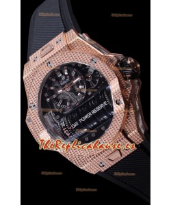 Hublot Big Bang MP-11 Power Reserve 3D Gold Carbon Replica Watch