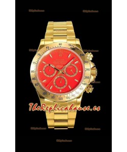 Rolex Daytona 116508 Movimiento Original Cal.4130 - Reloj de Acero 904L a espejo 1:1 Oro Amarillo