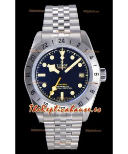 Reloj Tudor Black Bay PRO 79470-0001 GMT con esfera negra y Jubilee Superclon