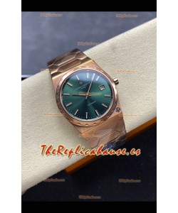 Vacheron Constantin Historiques 222, Reloj súper clonado con esfera verde y oro rosa